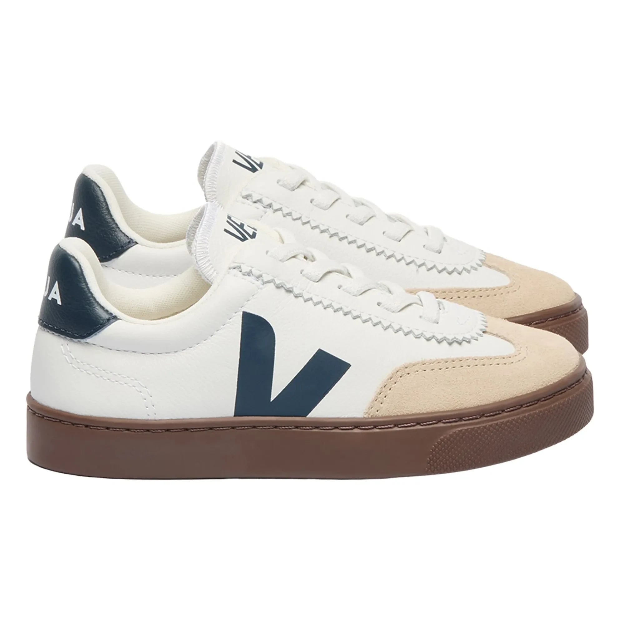 Veja - O.T. Leather Volleyball Lace Sneakers | Navy