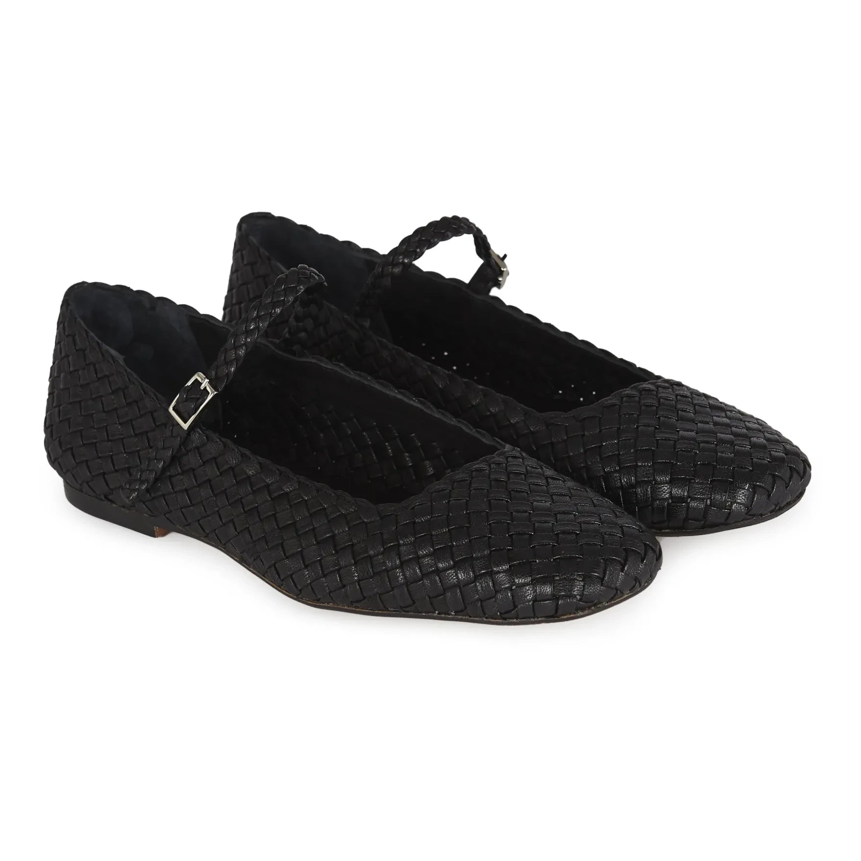 Augusta - Julieta Knitted Baby Shoes | Black