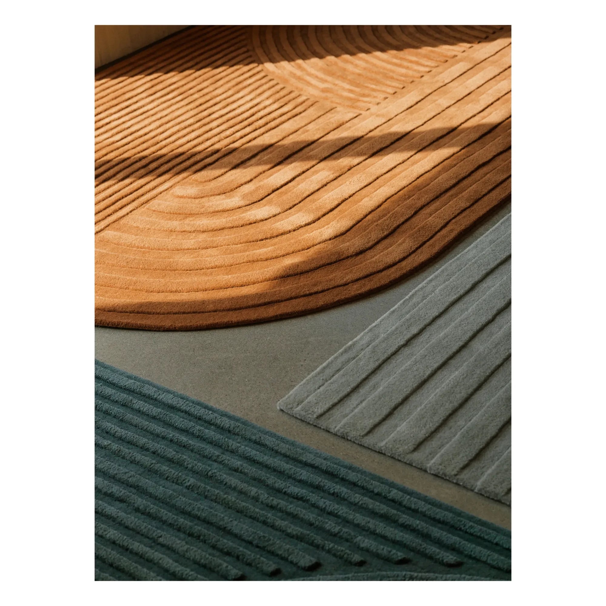 Muuto - Relevo Rug - Studio Pepe | Orange Rouille