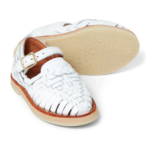 Mapache - Alegria Sandals | White