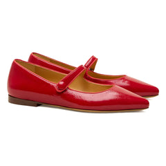 Rivecour - Vernis Leather Ballerinas No. 144 | Red