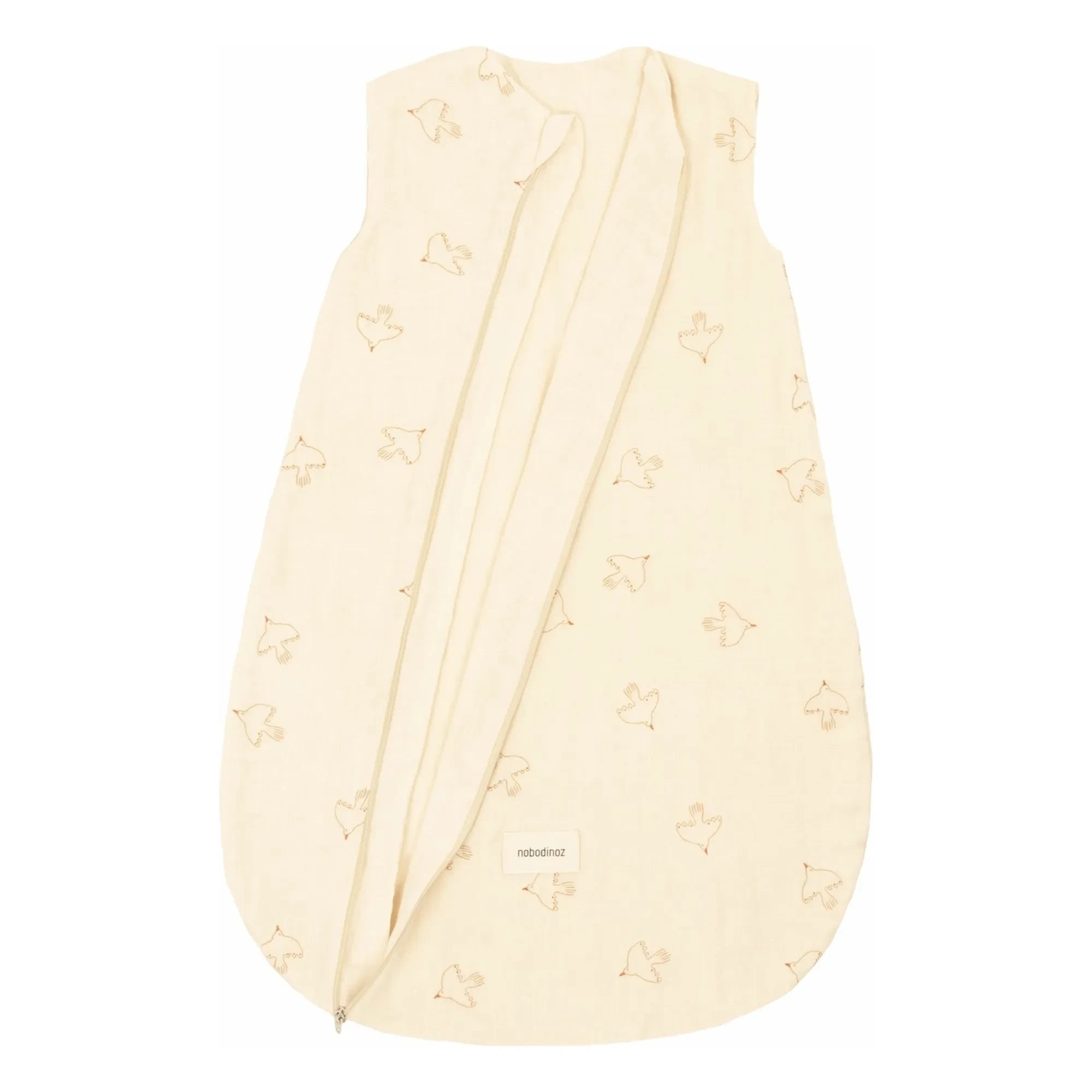 Nobodinoz - Lightweight Sleep Sack Sweety Wabi-Sabi Hoshi Birds | Cream