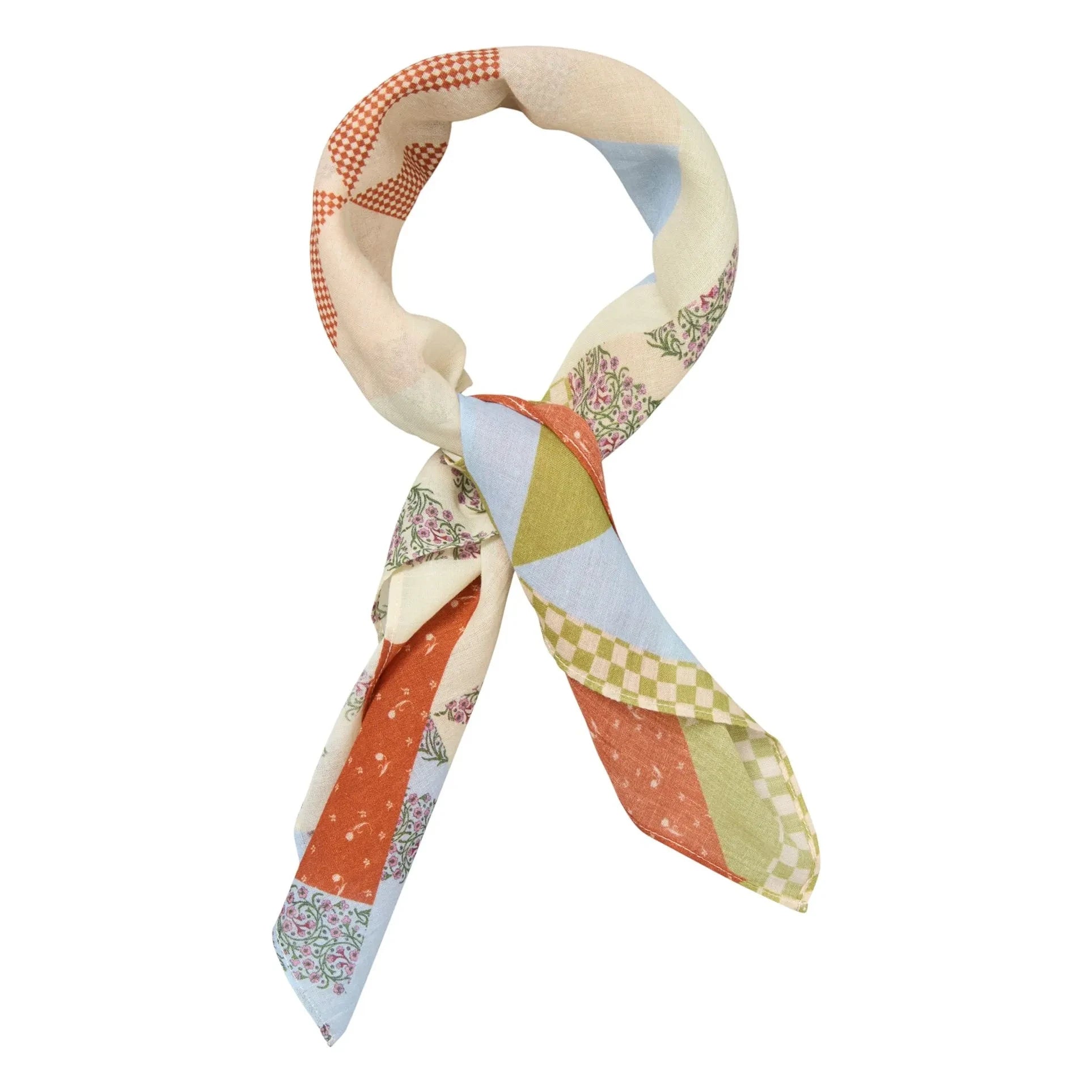 Becksöndergaard - Quilted Cotton Shawl | Khaki