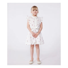 Petit Bateau - Bory Organic Cotton Poplin Dress | Cream