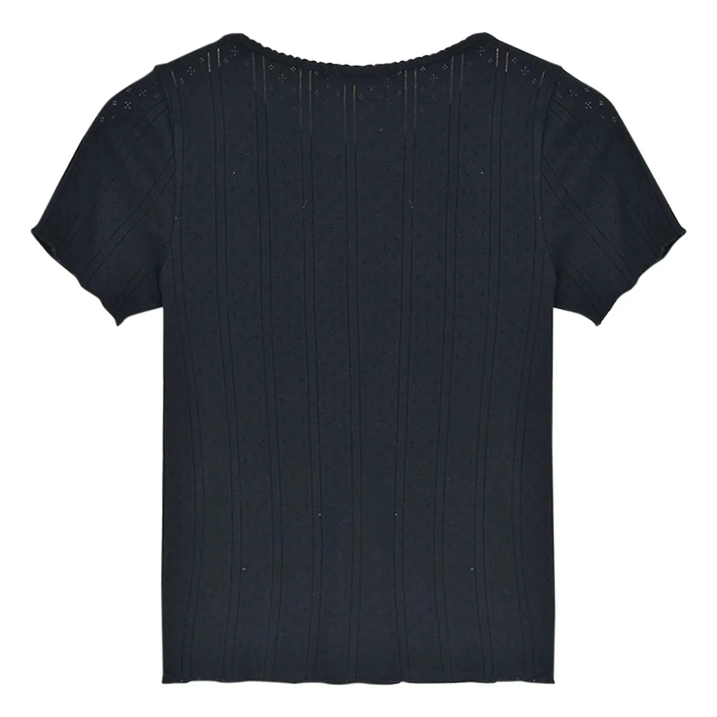 the new society - Romero Cotton T-Shirt | Black