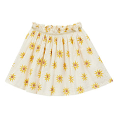 Arsène et Les Pipelettes - Soleils Seersucker Skirt | Ecru