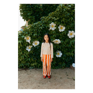 Tinycottons - Ribbed Tank Top Roses Organic Cotton | White