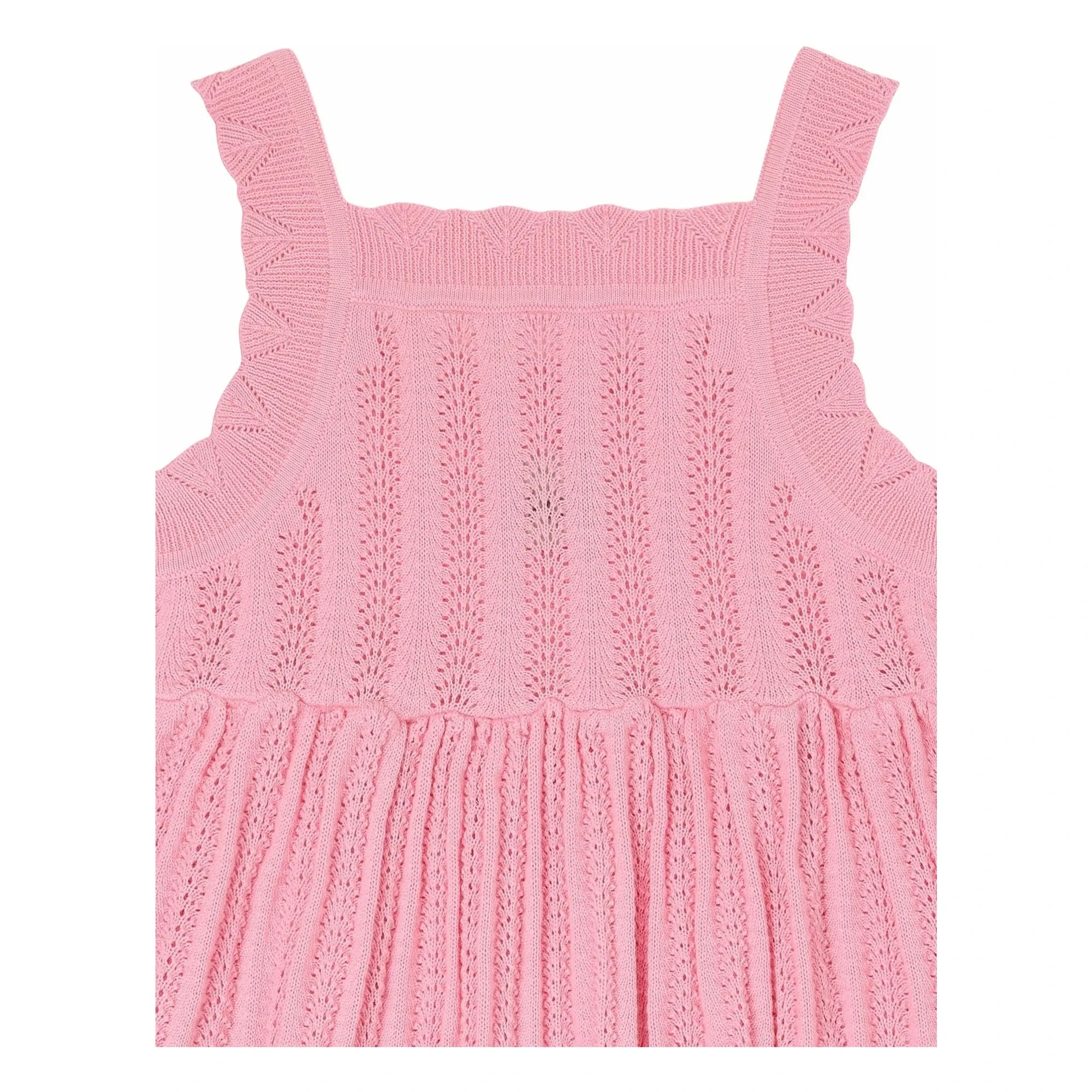 FUB - Organic Cotton Fine Knit Summer Dress | Candy Pink