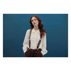 Emile et Ida - Charline Embroidered Blouse | Cream