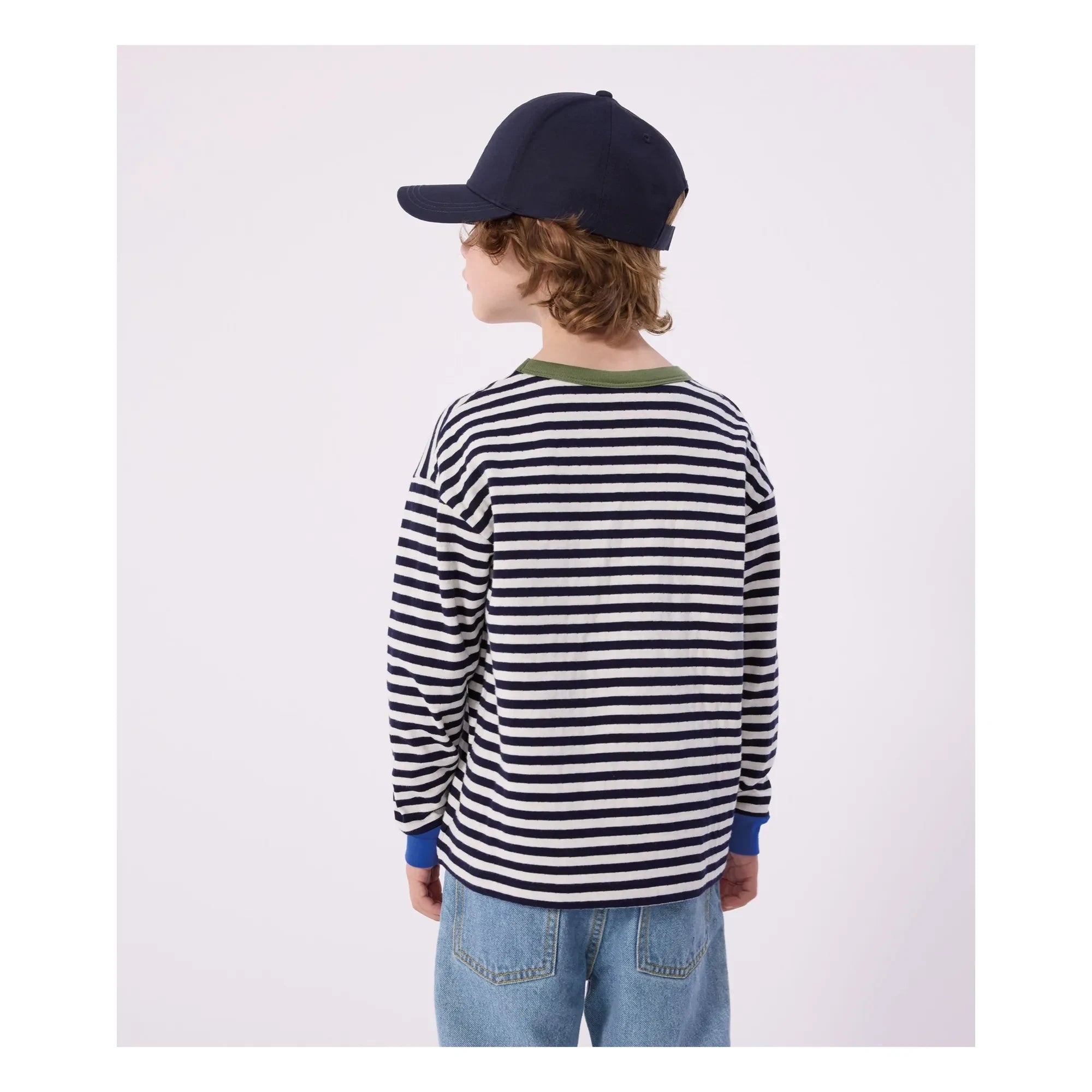 Petit Bateau - Striped T-Shirt | Blue