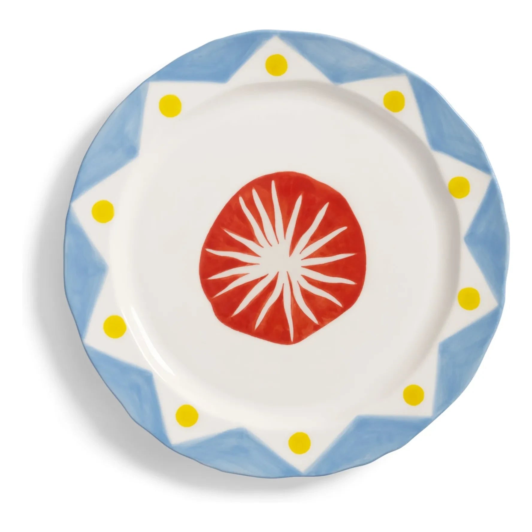 &Klevering - Festivo Porcelain Plate | Red