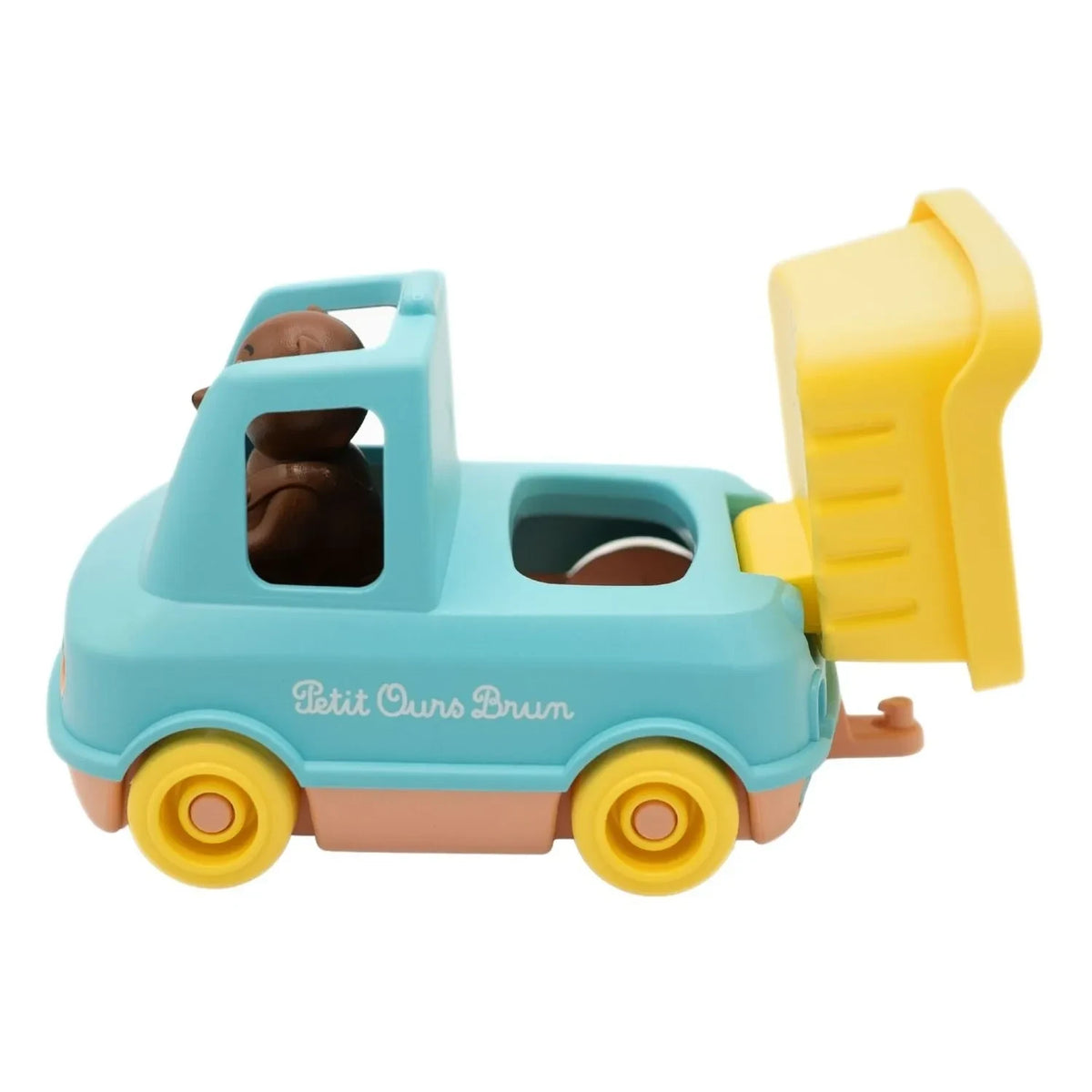Simple - Dump Truck - Single x Small Brown Bear | Blue