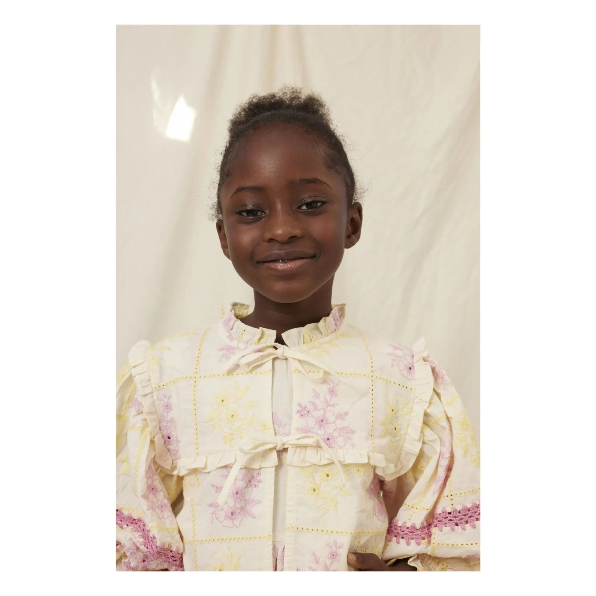 Bebe Organic - Alba Embroidered Blouse | Yellow