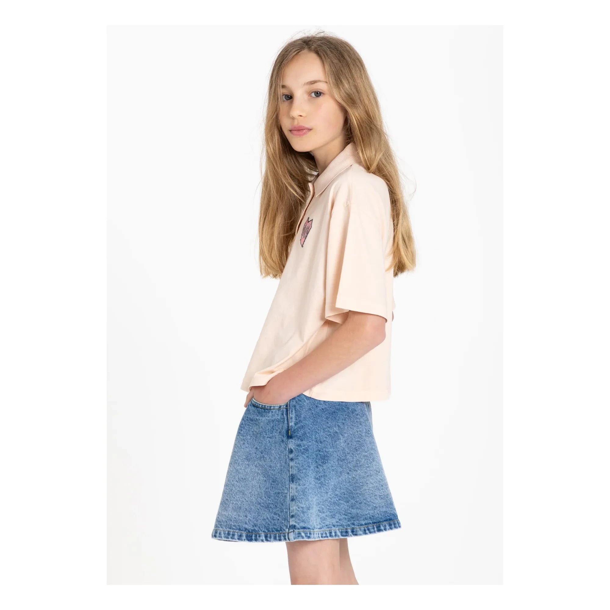 Finger in the nose - Bristol Organic Cotton Polo Shirt | Peach