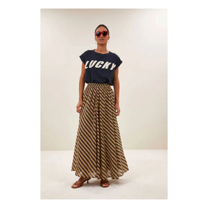 By Bar - Lucky Tobi Organic Pamuklu T-shirt | Gece mavisi