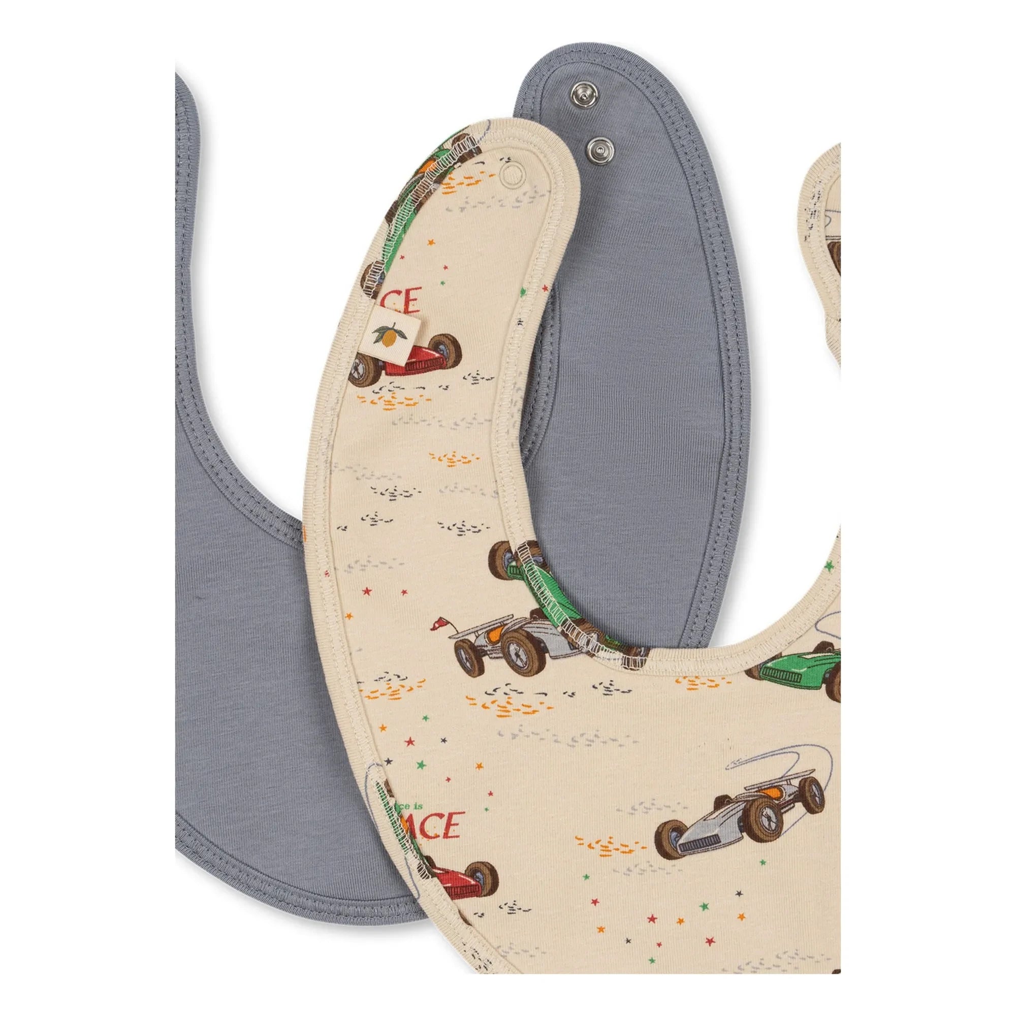 Konges Sløjd - Grand Prix Bandana Bibs - Set of 2 | Blue
