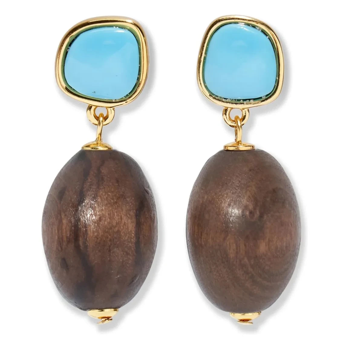 Lizzie Fortunato - Olea Earrings | Brown