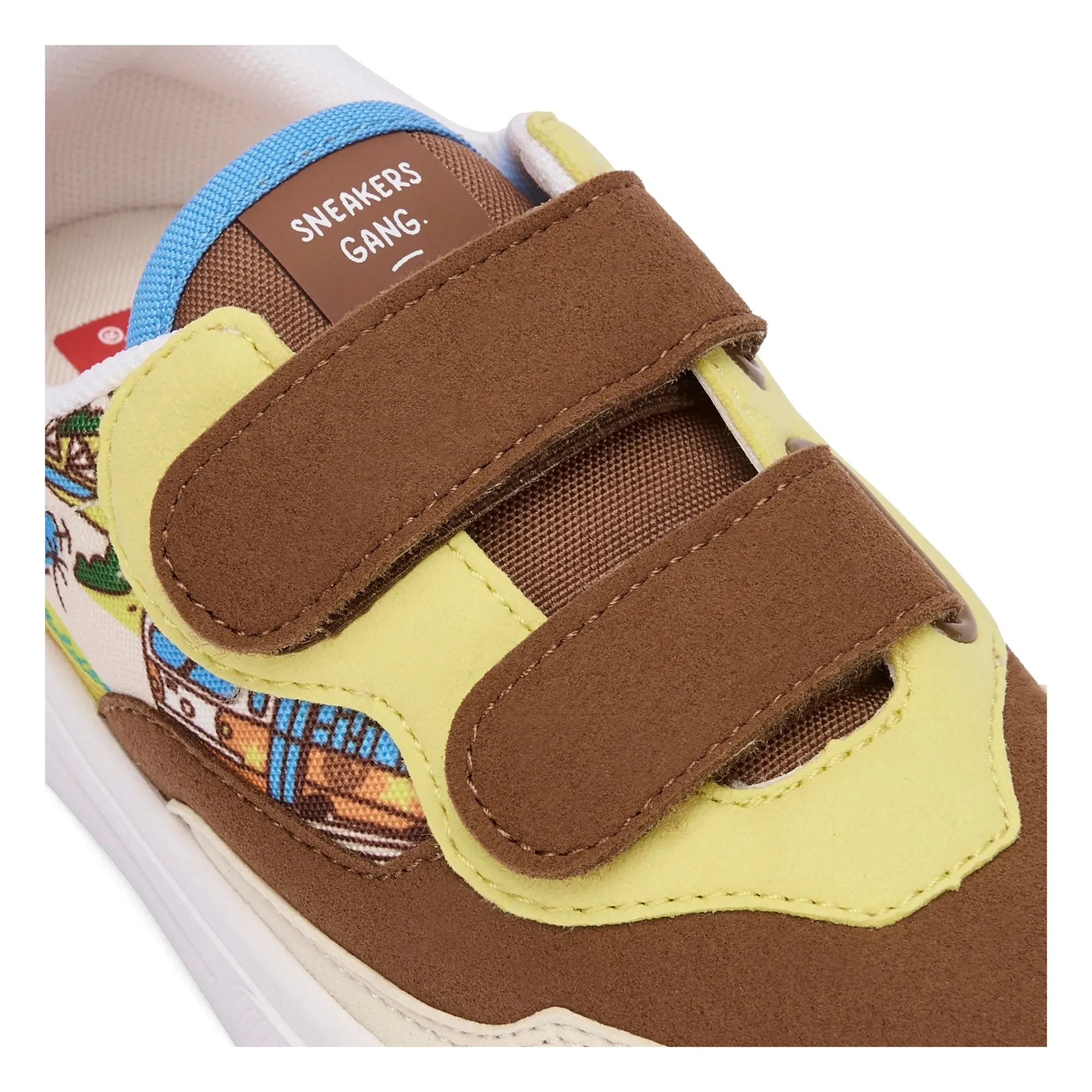 Hello Hossy - San Francisco Scratch Detailed Sneakers | Brown