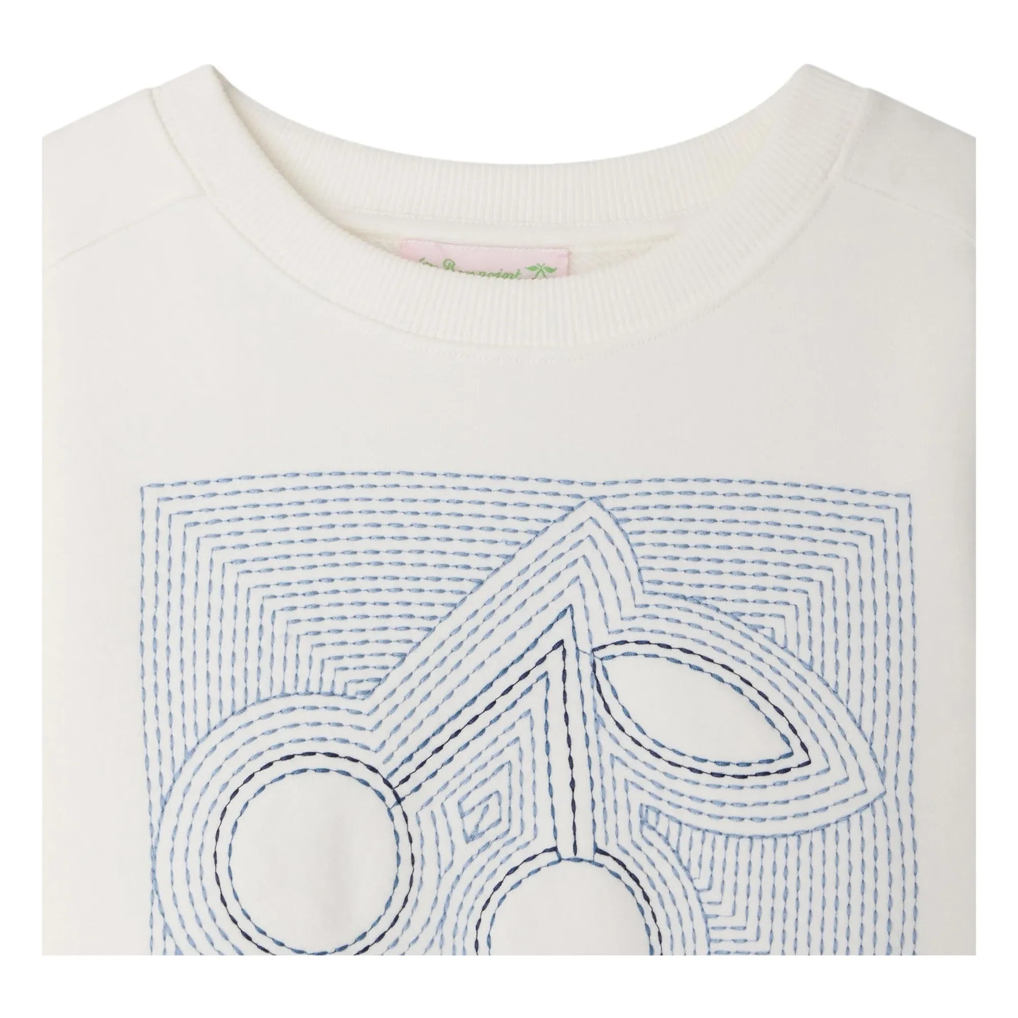 Bonpoint - Gena Cherry Organic Cotton Sweatshirt | White