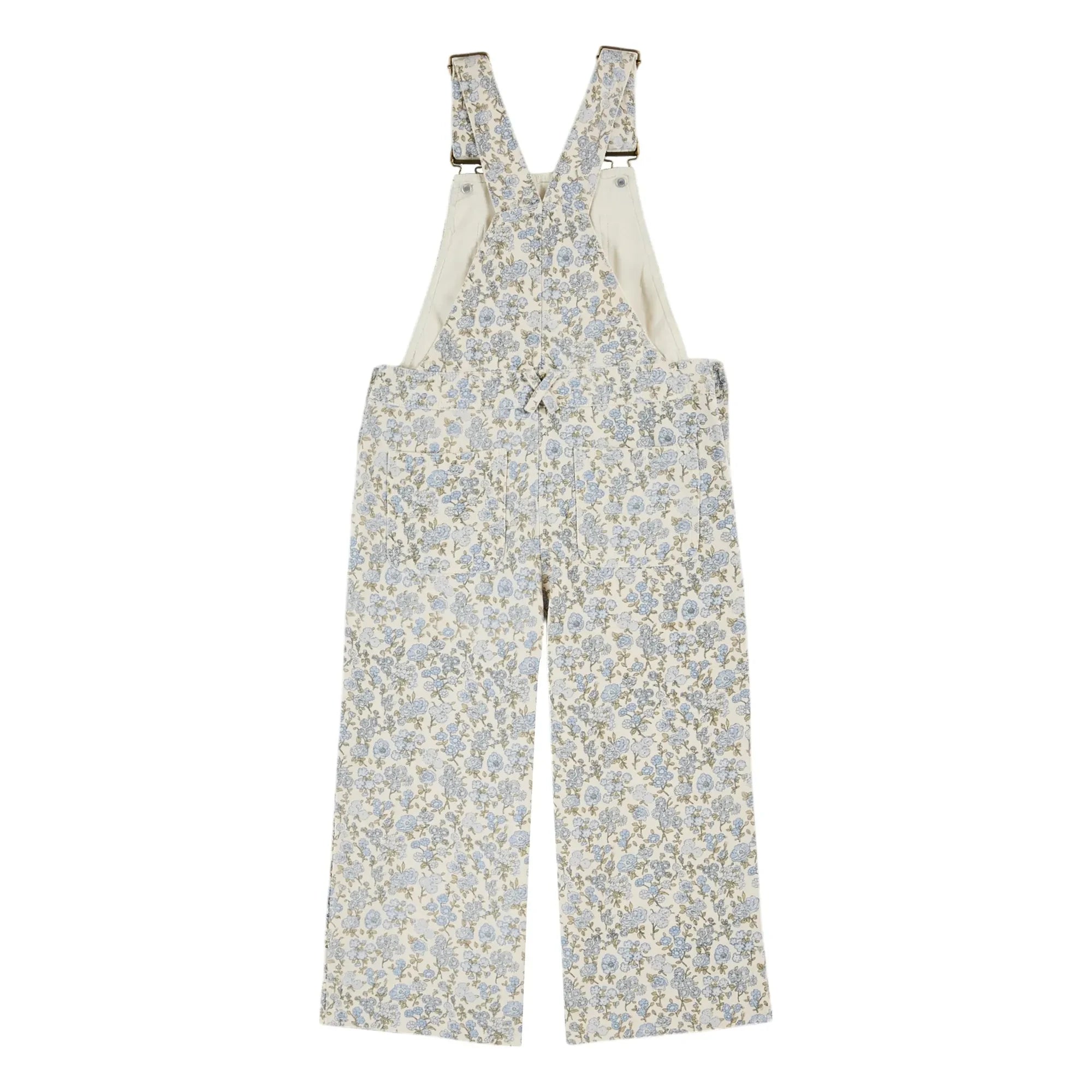 Emile et Ida - Floral Pattern Overalls | Cream