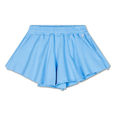 Repose AMS - Organic Cotton Ruffled Shorts | Azure Blue