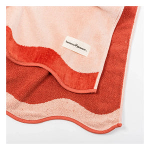 Business & Pleasure Co. - Perforated beach towel | Pink