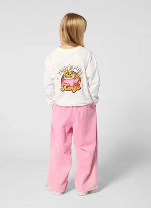 Kenzo - Kadife Lastikli Pantolon | Şeker Pembe