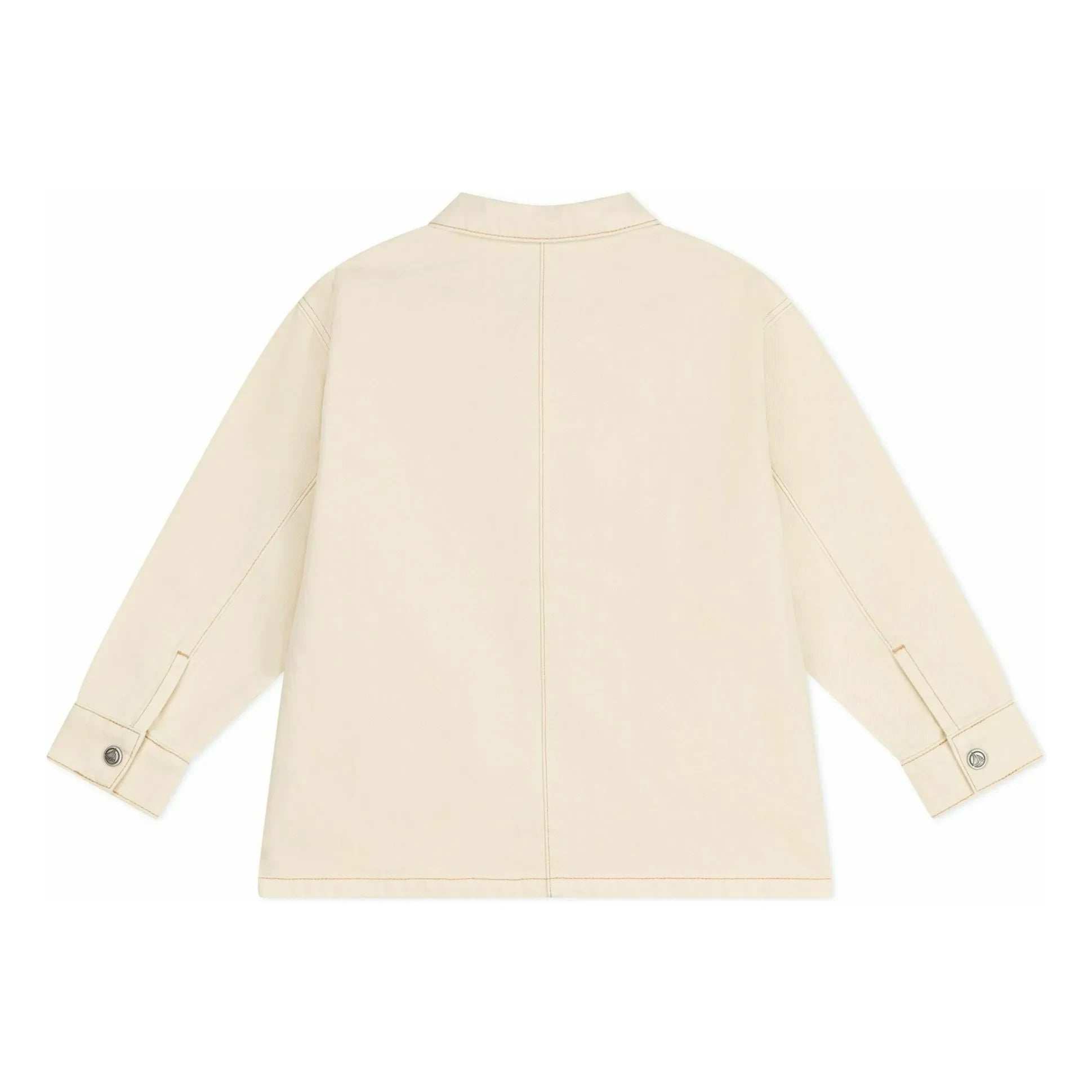 Petit Bateau - Embroidered Heart Jacket | Ecru