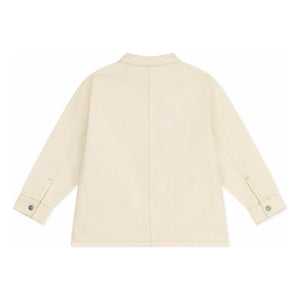 Petit Bateau - Embroidered Heart Jacket | Ecru