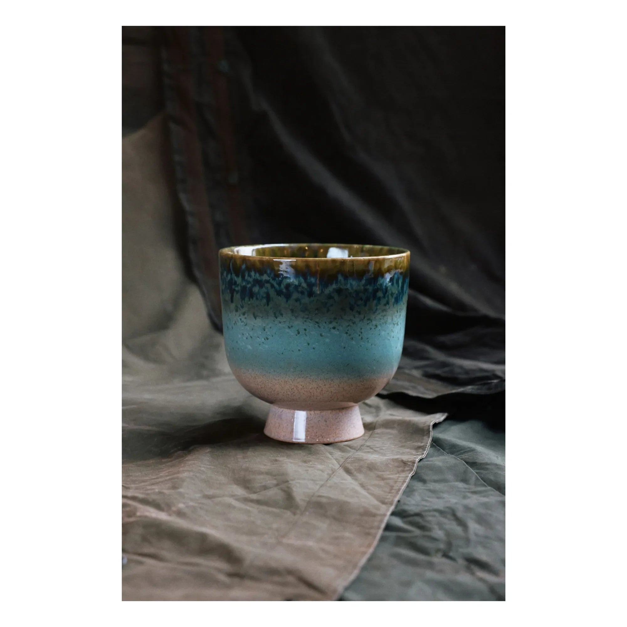 HKliving - Retro Plant Pot | Blue