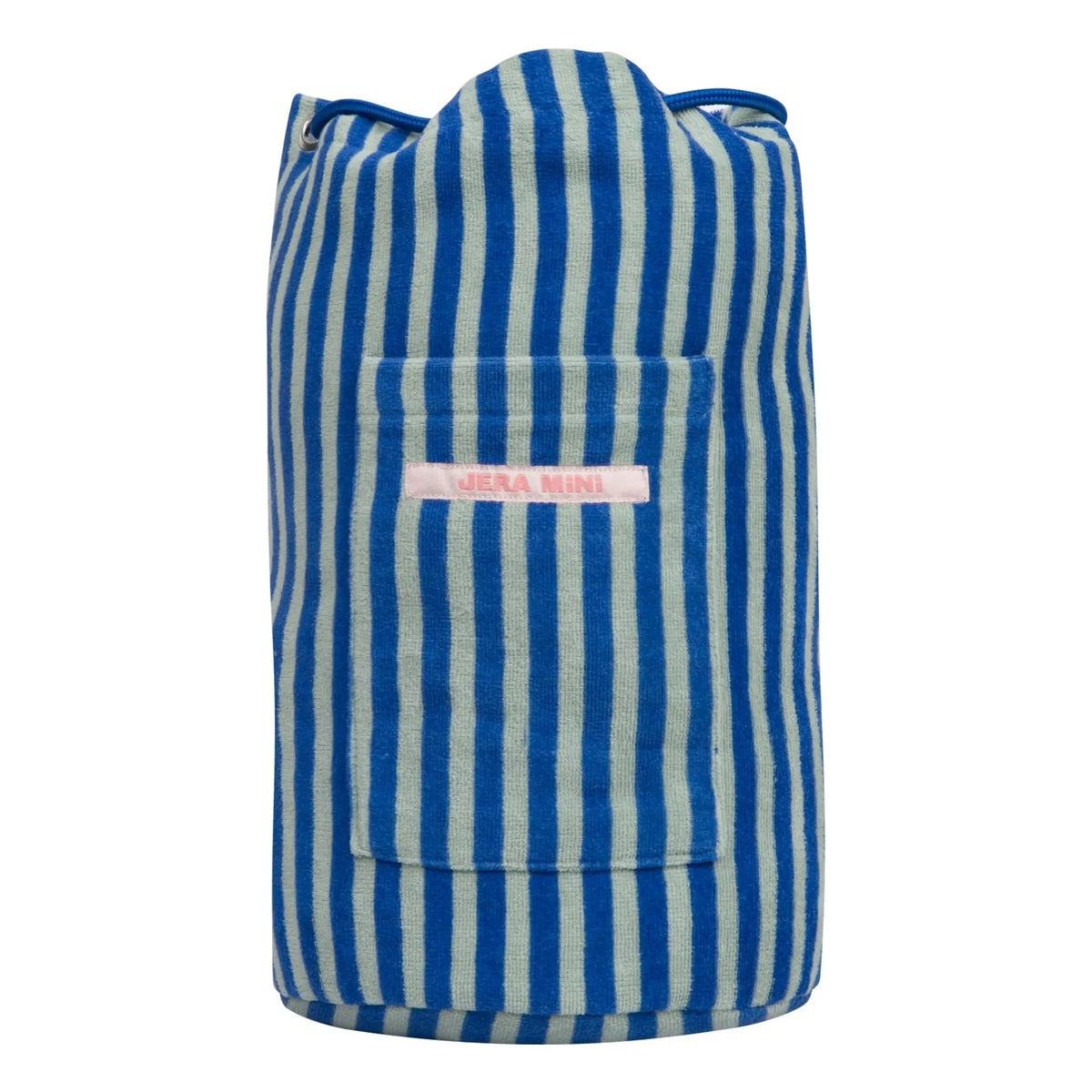 Jera Mini - Striped Towel Pocket Backpack | Green Water