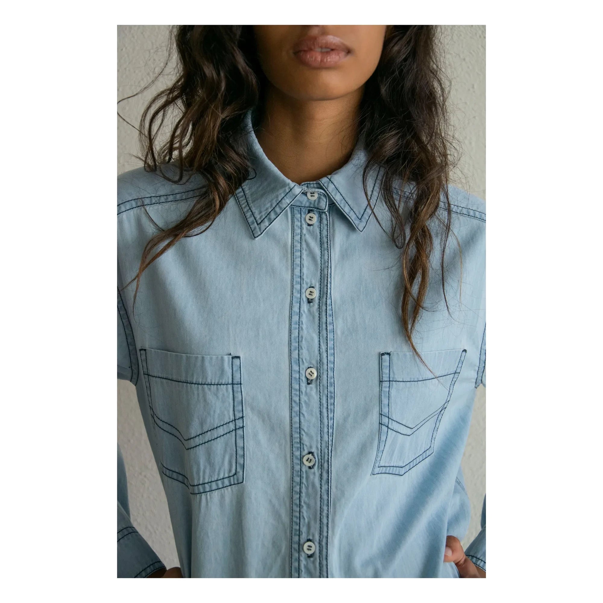 THEAVANT - Love Light Denim Shirt | Blue