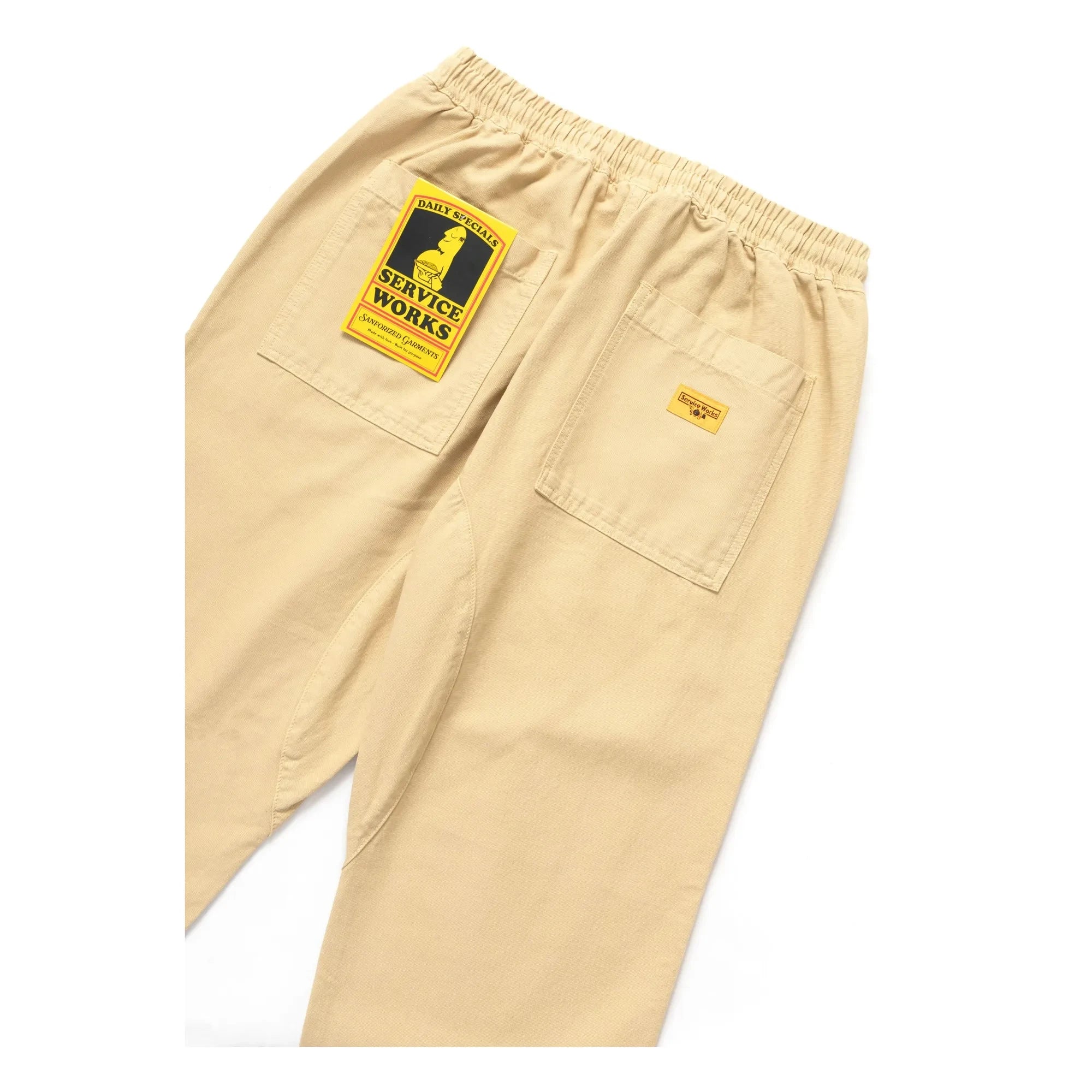 Service Works - Classic Canvas Chef Organic Cotton Pants | Beige
