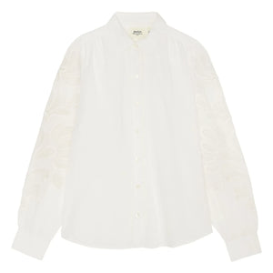 Hartford - Cherry Embroidered Blouse | Ecru