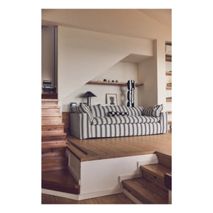 HKliving - Nomad 3-seater striped sofa | Chalk