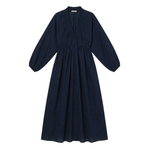 BELLEPIECE - Matteo cotton gauze dress | Navy Blue