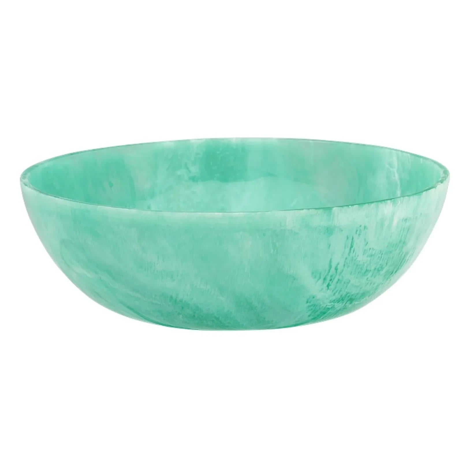 Anna + Nina - Coastal Resin Salad Bowl | Green