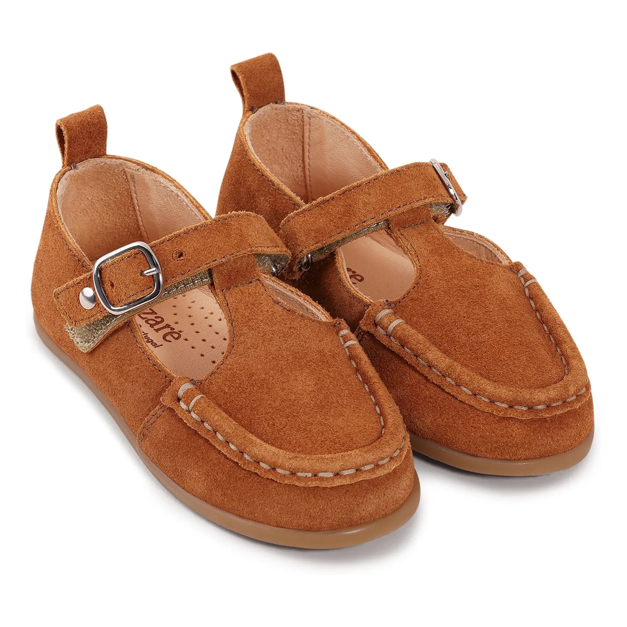 Lazare - Babies Olive Süet | Camel