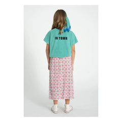 Piupiuchick - Cherries Long Skirt | Ecru