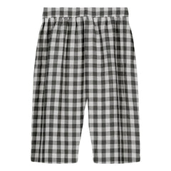 Studio Bohème - Cousin Vichy Organic Cotton Gauze Pants | Black