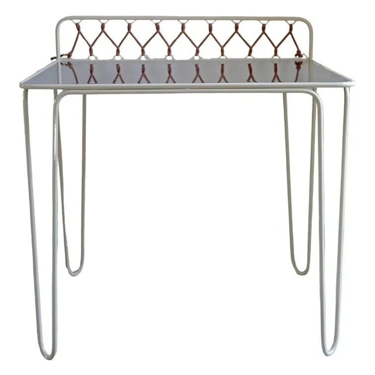Honoré - Croisette Stainless Steel Desk | Beige