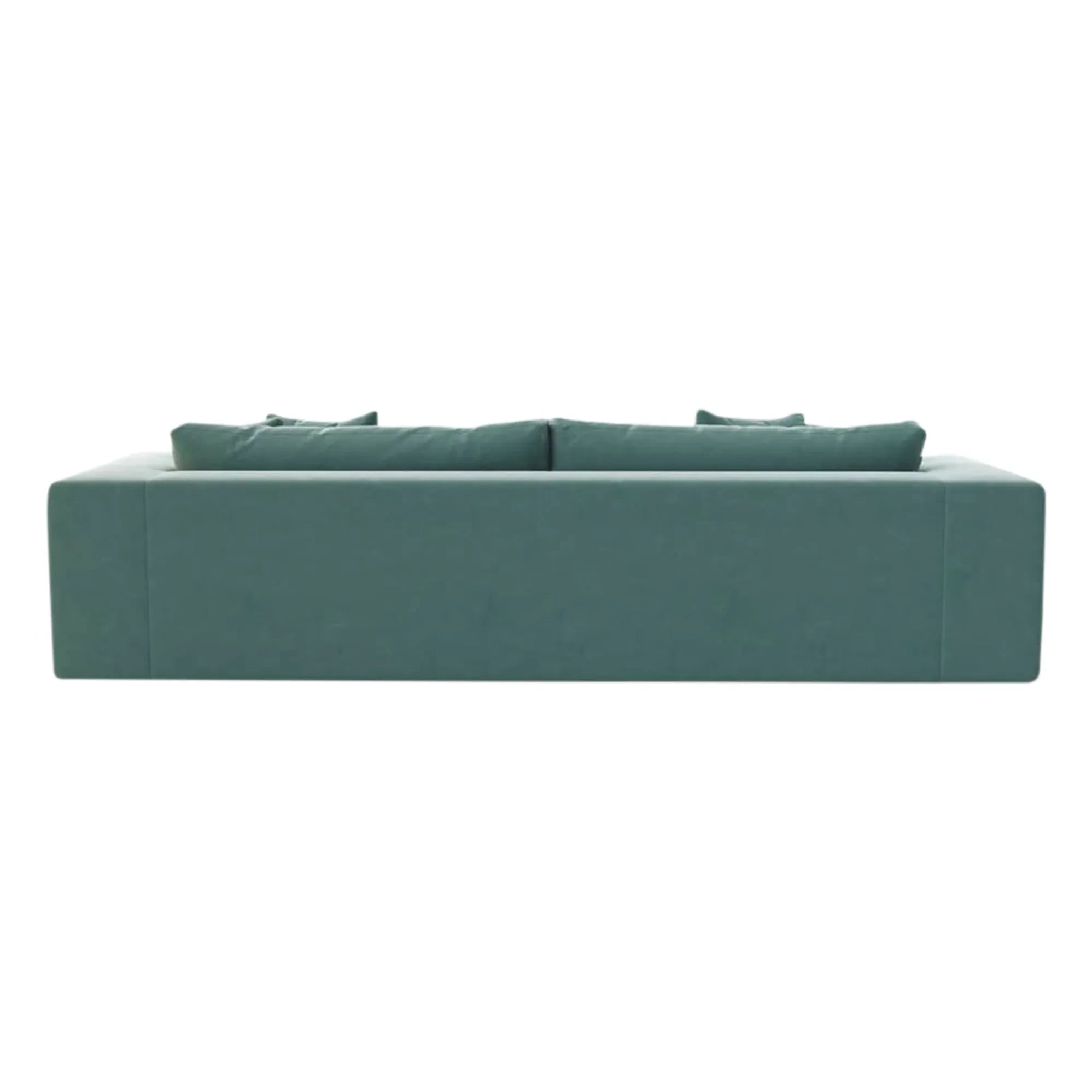 Panac Edition - Velvet brushed 3-seater Bellechasse sofa - 245 cm | Charcoal Gray