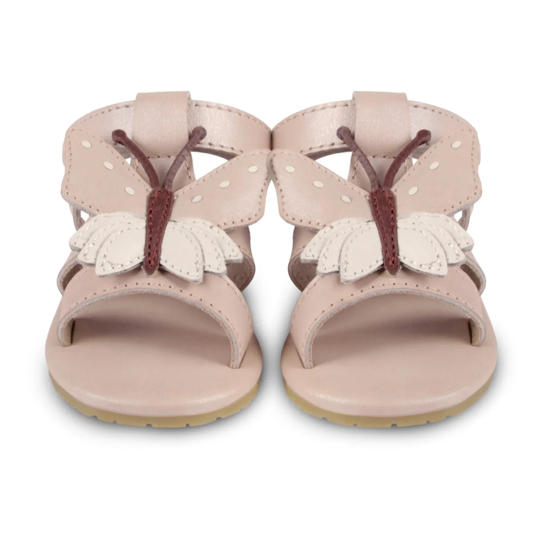 Donsje - Tuti Sky Butterfly Leather Sandals | Light Pink