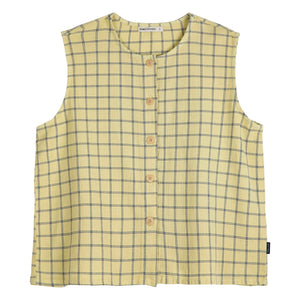 Bobo Choses - Top Spicy Window Bambula Cotton | Yellow