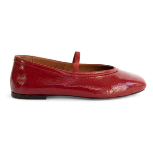 Rivecour - Ballerinas n°136 Patent leather | Cherry red