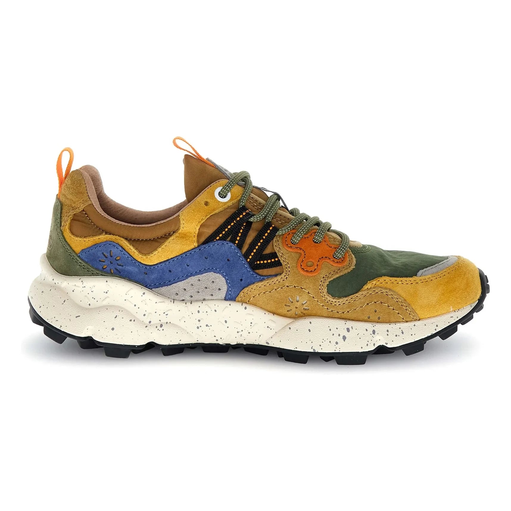 Flower Mountain - Yamano 3 Suede and Nylon Sneakers | Mustard