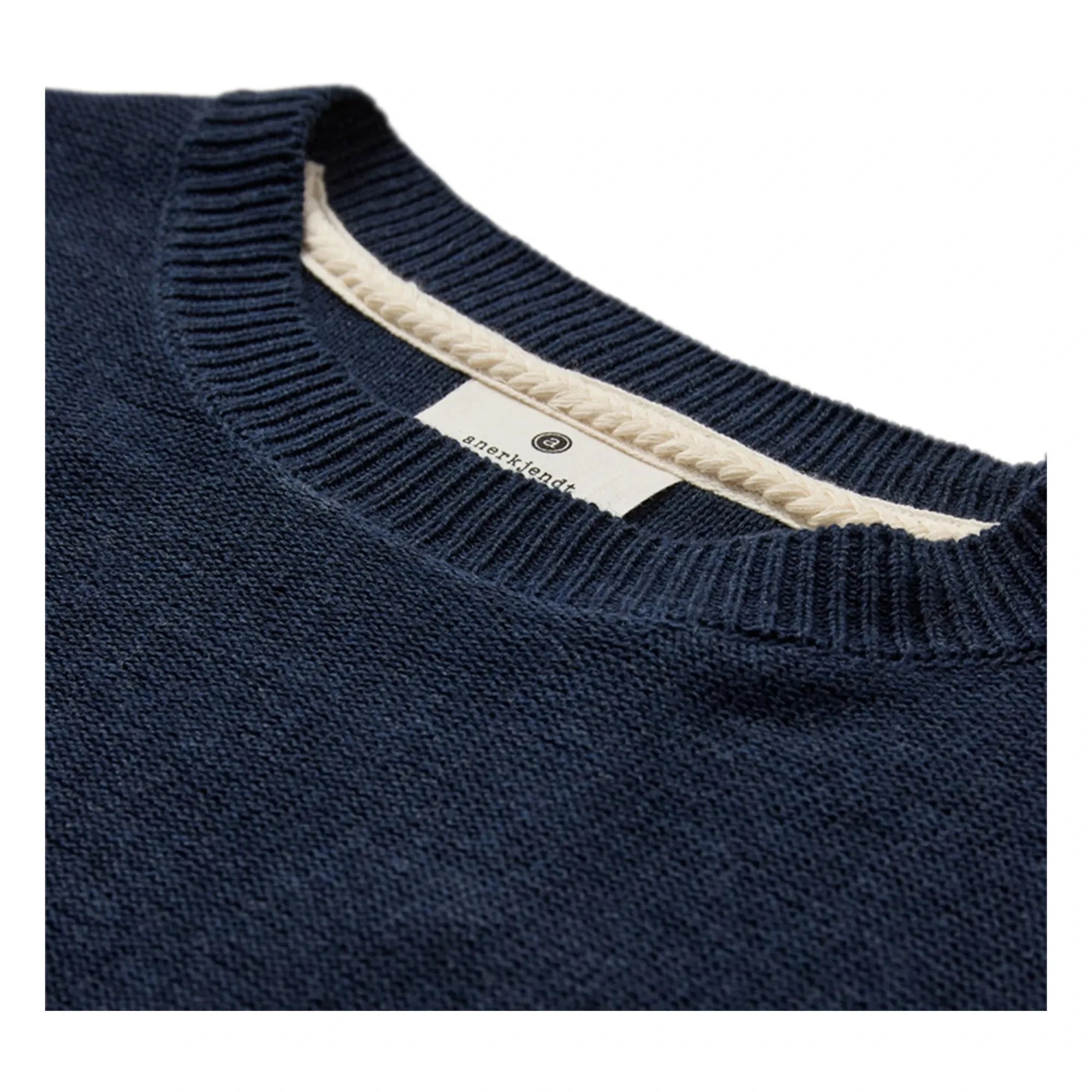 Anerkjendt - Akebbe Cotton Sweater | Dark Blue