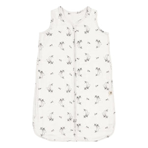Rose in April - Adèle Peacock Light Baby Sleep Suit | Ecru