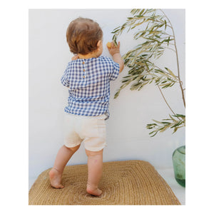 Búho - Vichy Pocket Blouse | Blue