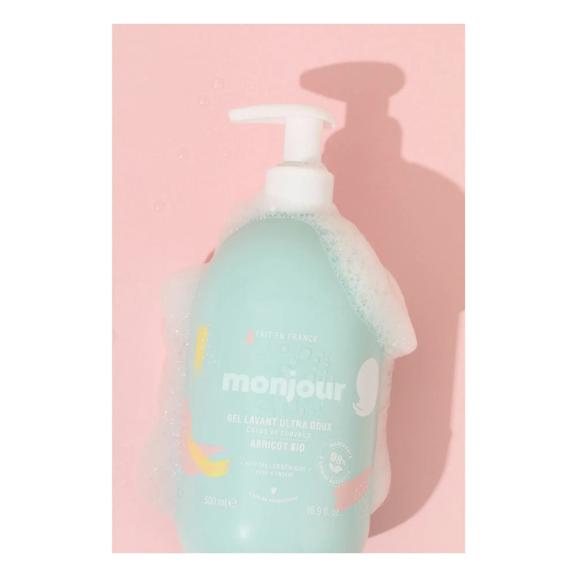 Monjour - Ultra Yumuşak Saç ve Vücut Şampuanı - 500 ml